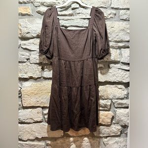 House of Harlow Brown Linen Dress